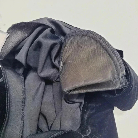 Rabbit Rabbit Rabbit Black Velvet Cardigan With Paisley Trim Size 16W 24CT - Picture 7 of 8